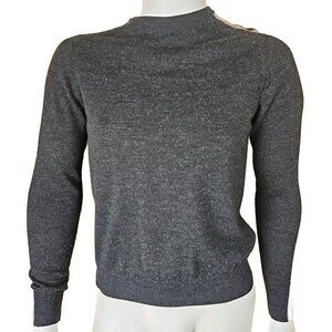 Codice Ski Sweater Men M EUR 50 Charcoal Merino Wool Blend Long Sleeve Pullover
